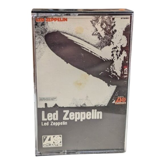 Led Zeppelin Self Titled Debut Cassette Tape Atlantic Records AC-8216 Tested - Picture 4 of 6